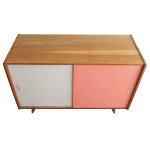 U-452 Pink and White Sideboard by Jiri Jiroutek