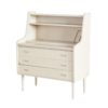 White Danish Bureau Desk, 1960s