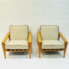 Swedish pair of Oak lounge chairs Bodö by Svante Skogh 1957