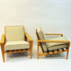 Swedish pair of Oak lounge chairs Bodö by Svante Skogh 1957