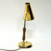 Oak and brass table and desk lamp by Asea, Sweden 1950s Oak and brass table and desk lamp by Asea, Sweden 1950s