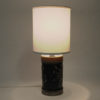Tablelamp in brown glazed ceramics by Carl Harry Stålhane - Sweden 1960s