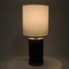 Tablelamp in brown glazed ceramics by Carl Harry Stålhane - Sweden 1960s