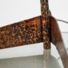 Brutalist copper table lamp, 1950s