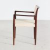 Model 80 Rosewood Dining Armchairs by Niels O. Møller for J. L. Mollers, 1960s, Set of 6