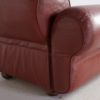 Leather Living Room Set, 1960s, Set of 2