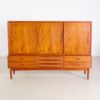Danish Teak Highboard, 1960s