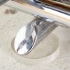 Sculpture-Like Chrome Coffee Table, 1980s