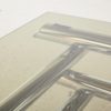 Sculpture-Like Chrome Coffee Table, 1980s