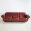 Leather Living Room Set, 1960s, Set of 2