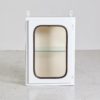 White Metal Medical Wall Cabinet, 1950s