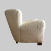 Vintage Danish 1940's Armchair in Lambswool Vintage Danish 1940's Armchair in Lambswool