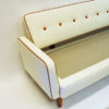 Lovely Sofa and Daybed of white wool by Ire Möbler 1950s Sweden
