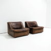 Set of DS46 De Sede seats in leather