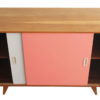 U-452 Pink and White Sideboard by Jiri Jiroutek U-452 Pink and White Sideboard by Jiri Jiroutek