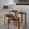 Set of 2 stackable stools by Rud Thygesen & Johnny Sørensen, 1970s