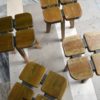 Set of 4 Scandinavian ‘Apila‘ pine stools by Rauni Peippo, 1960s
