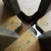 Set of 4 Scandinavian ‘Apila‘ pine stools by Rauni Peippo, 1960s