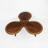 Unique Horse Petal Hoof Tripod Coffee Table MidCentury Antique 50s 60s Vintage