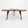 Unique Horse Petal Hoof Tripod Coffee Table MidCentury Antique 50s 60s Vintage