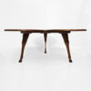 Unique Horse Petal Hoof Tripod Coffee Table MidCentury Antique 50s 60s Vintage