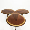 Unique Horse Petal Hoof Tripod Coffee Table MidCentury Antique 50s 60s Vintage