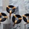 Set of 2 stackable stools by Rud Thygesen & Johnny Sørensen, 1970s