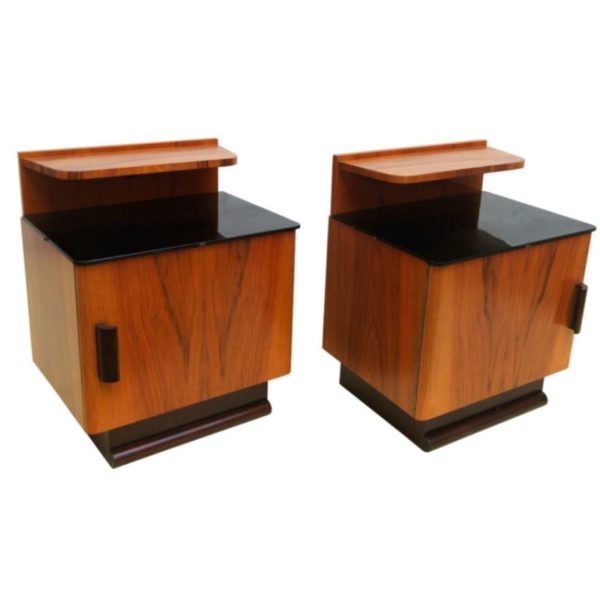 Pair of Mid Century Bedside Tables Pair of Mid Century Bedside Tables