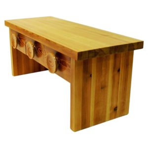Vintage Pine chest of drawer and bench 1970s - Sweden