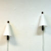 Teak and acrylic wall lamp pair by Hans-Agne Jakobsson 1950s - Sweden