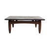 1960s rudimentary coffee table with slate top