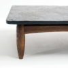 1960s rudimentary coffee table with slate top