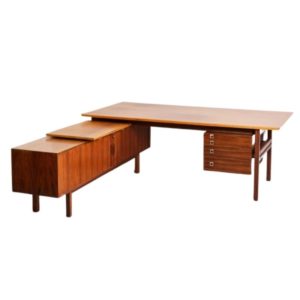Arne Vodder Rosewood executive desk Arne Vodder Rosewood executive desk