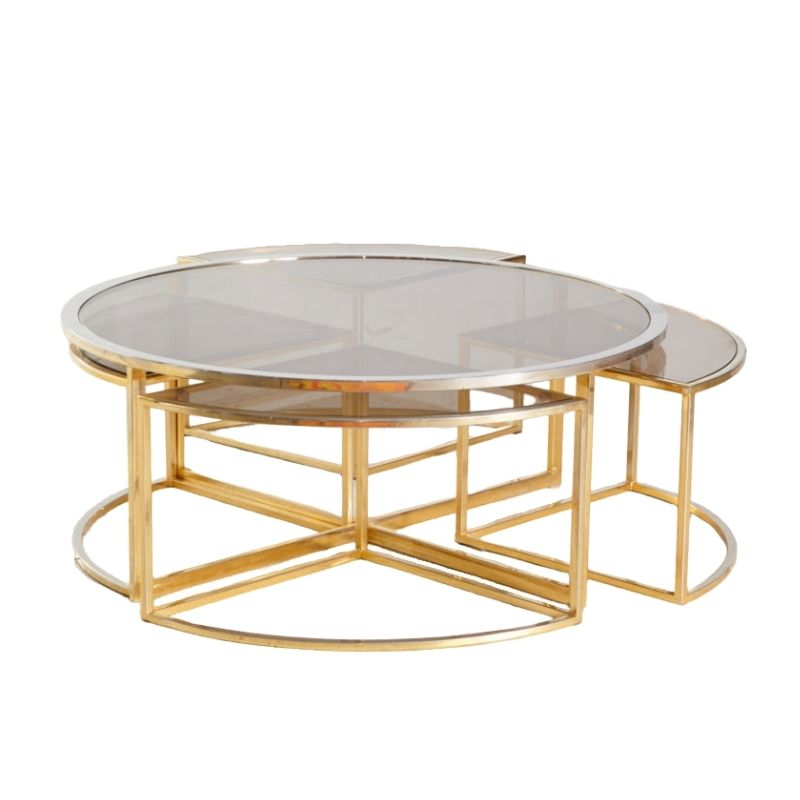 Brass coffee table