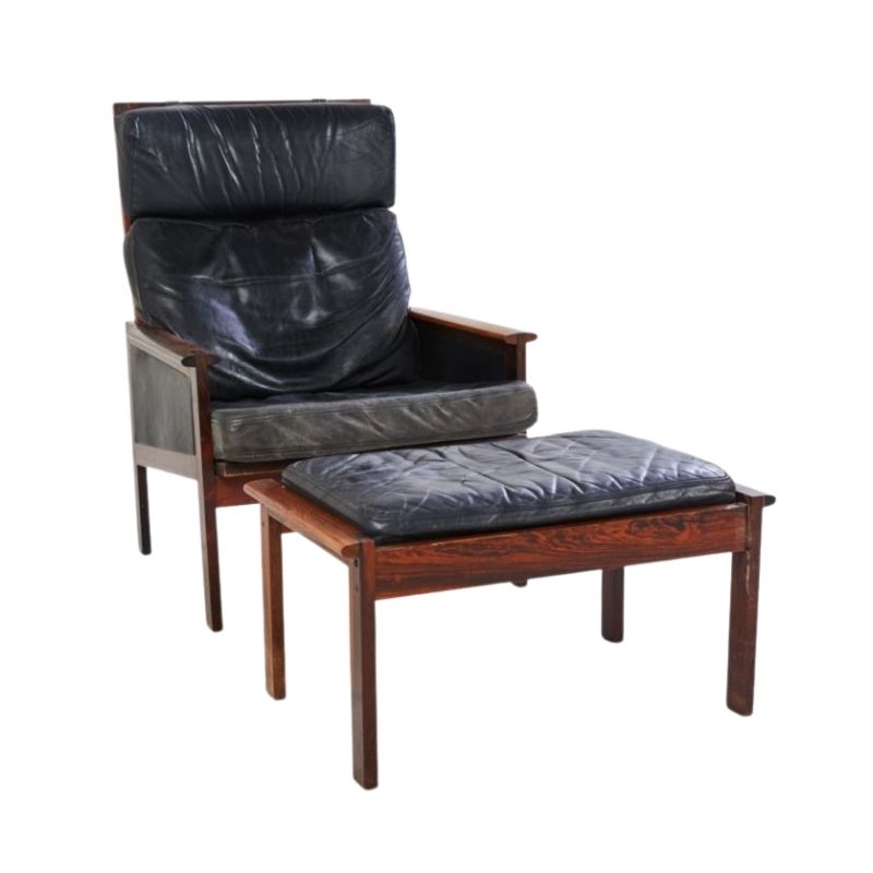 Capella rosewood reading armchair