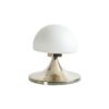 Chrome framed table lamp
