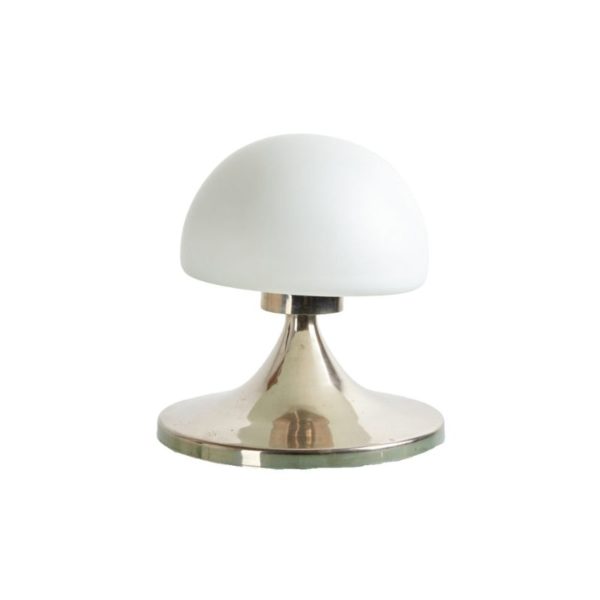 Chrome framed table lamp