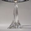 Saint Louis crystal lamp, signed, handblown, 1950`s ca, French