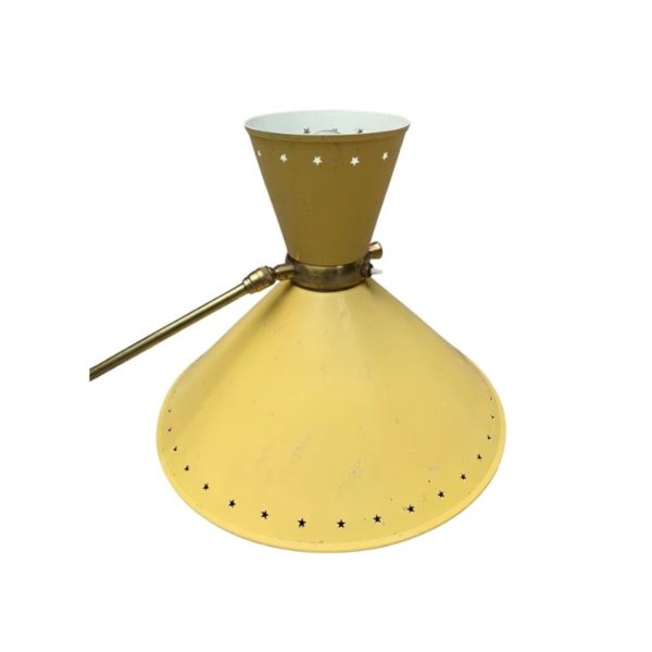 Double arm Diabolo wall lamp by René Mathieu