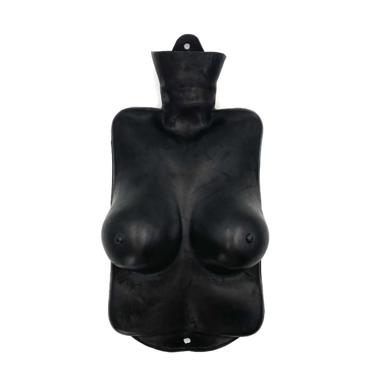 Black Breast heating pad sculpture, Michael Berger, Harlekin, Germany 1990