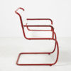 Red & white bauhaus armchair