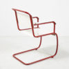 Red & white bauhaus armchair