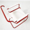 Red & white bauhaus armchair