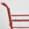 Red & white bauhaus armchair