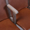 Cinema chair with faux leather upholstery