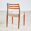Model 78 dining chairs by Niels O. Moller for J.L. Mollers, set of 4