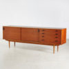Sideboard with leather handles