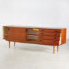 Sideboard with leather handles