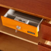 Sideboard with leather handles