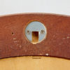 Lacquered wooden framed mirror